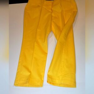 New York  & Company Stretc Bright Yellow Pants